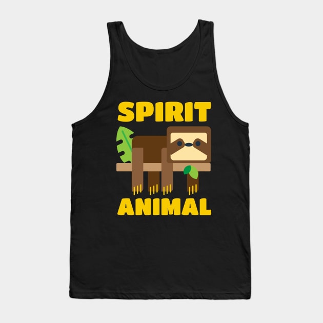 My Spirit Animal Is A Sloth - Three Toed Slow Tank Top by PozureTees108